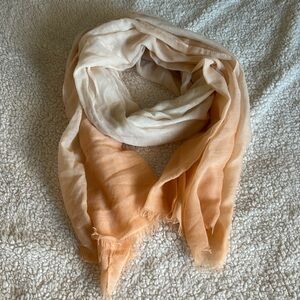 EUC Banana Republic Peach Ombré Scarf